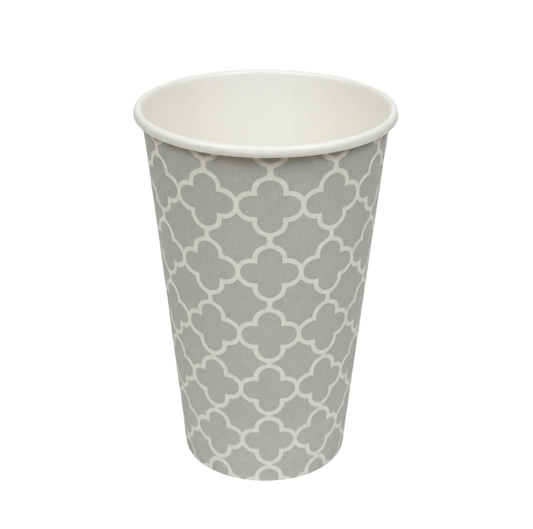 12oz All Purpose Insulated Paper Cup - Grey Wholesale
