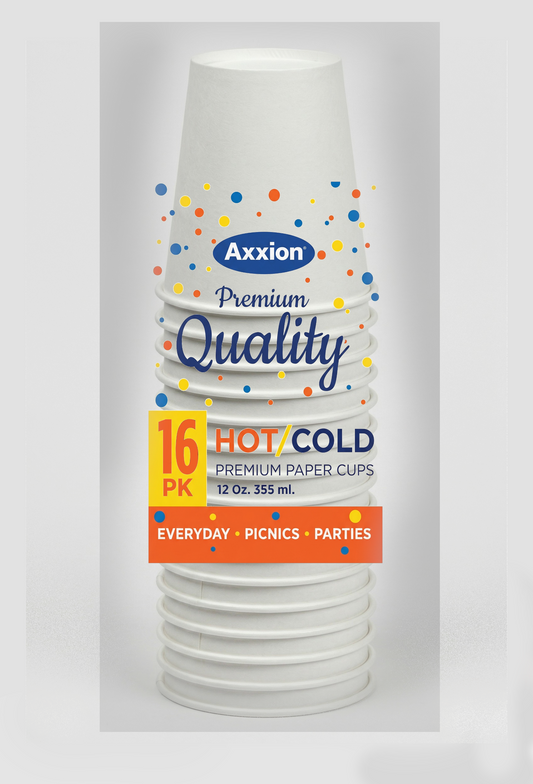 12oz All Purpose Insulated Paper Cup - White Confetti