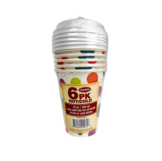 All Purpose Insulated Paper Cup Sets - Polkadot Wholesale
