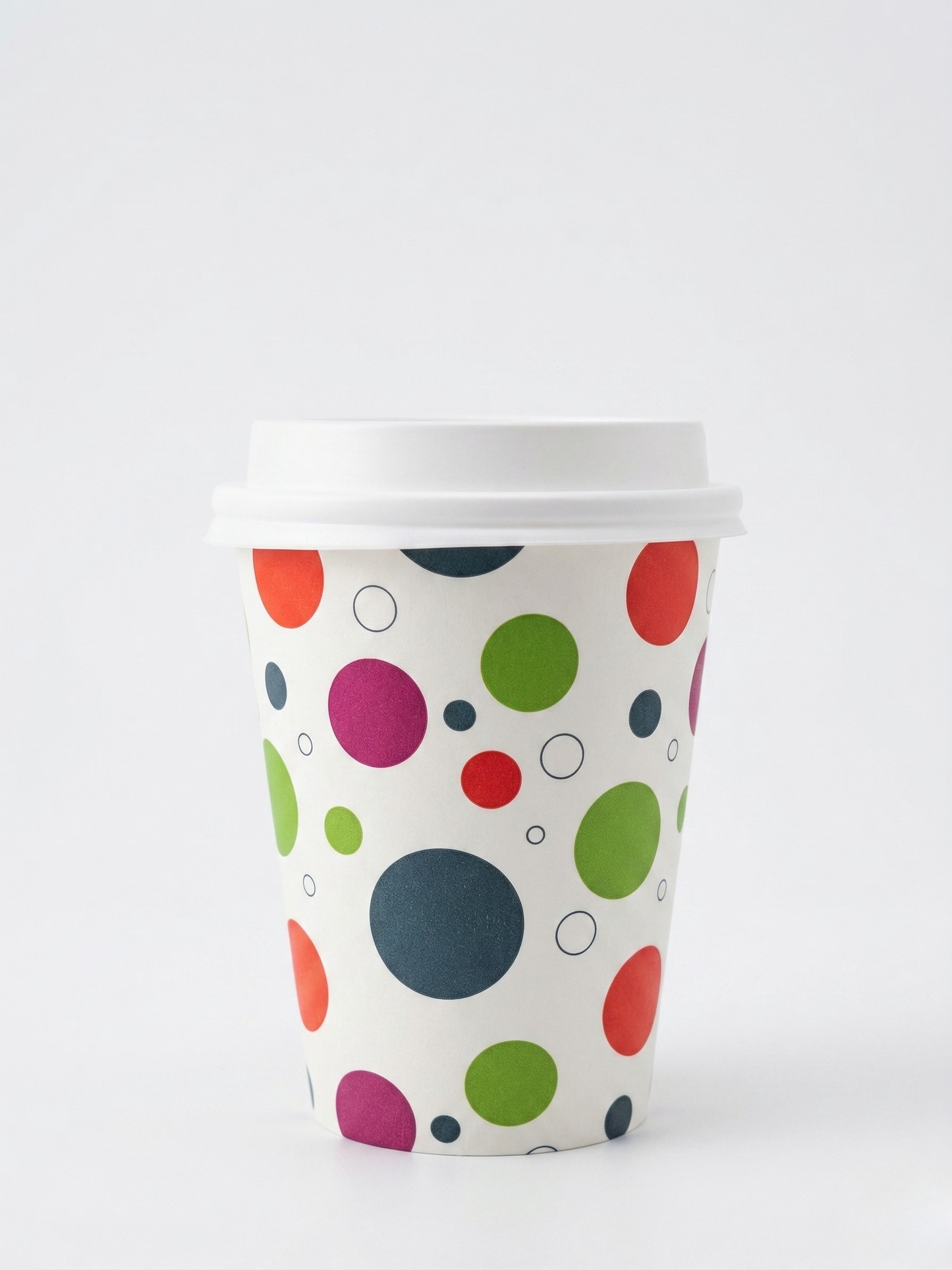 Axxion Insulated Paper Cup and Lid Sets – Polkadot