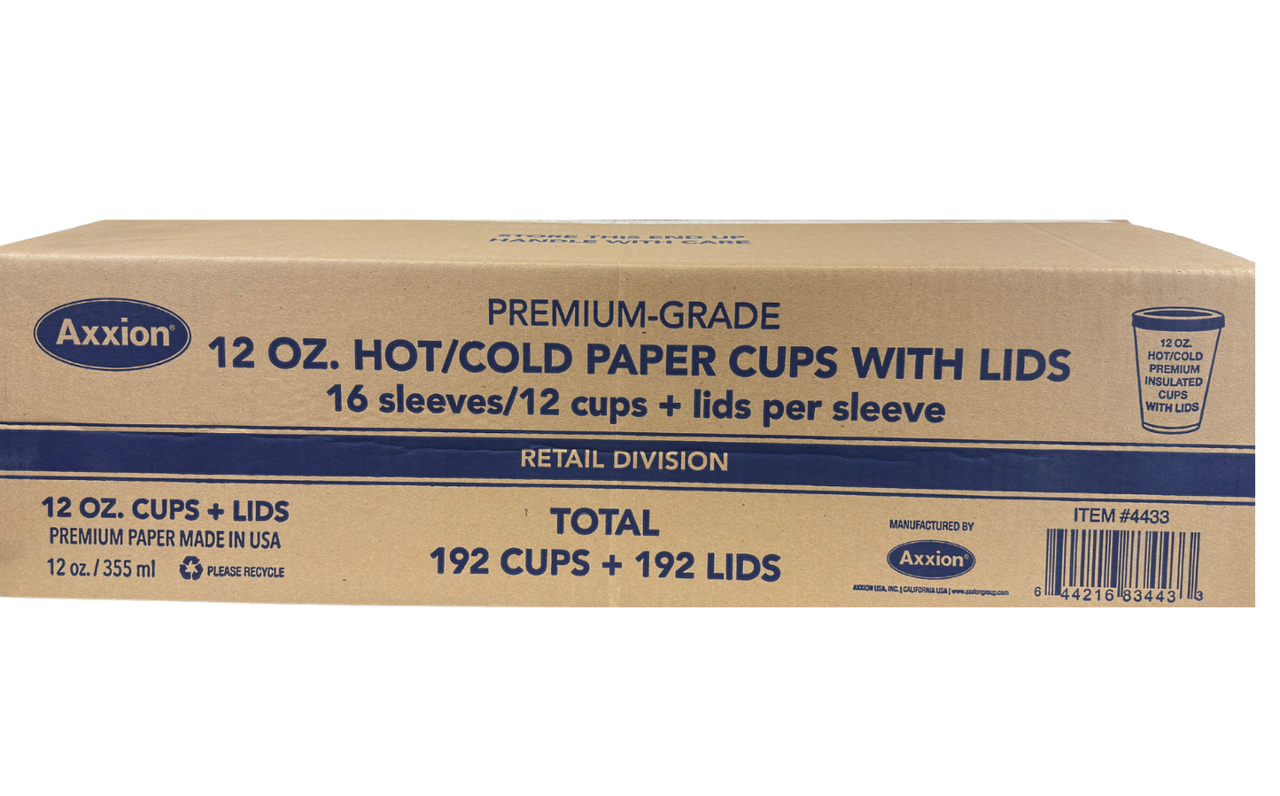 All Purpose Insulated Paper Cup Sets - Bamboo Style Wholesale