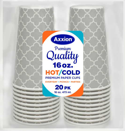 16oz All Purpose Insulated Paper Cup - Grey